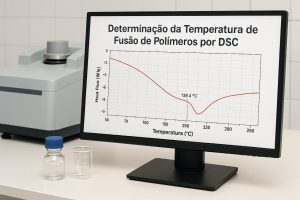 Determinação da temperatura de fusão de polímeros por DSC