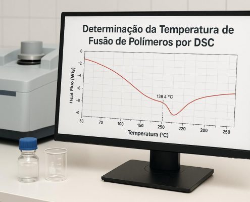 Determinação da temperatura de fusão de polímeros por DSC