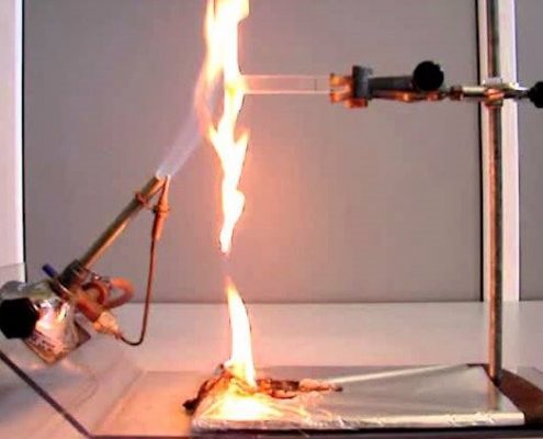 Análise da resistência à chama de polímeros em aplicações industriais